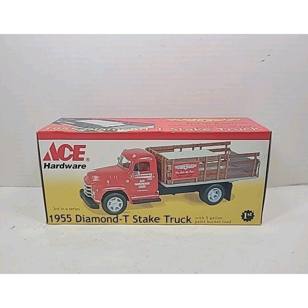 Vintage 1st Gear Ace Hardware 1955 Diamond T Stake Truck 1/34